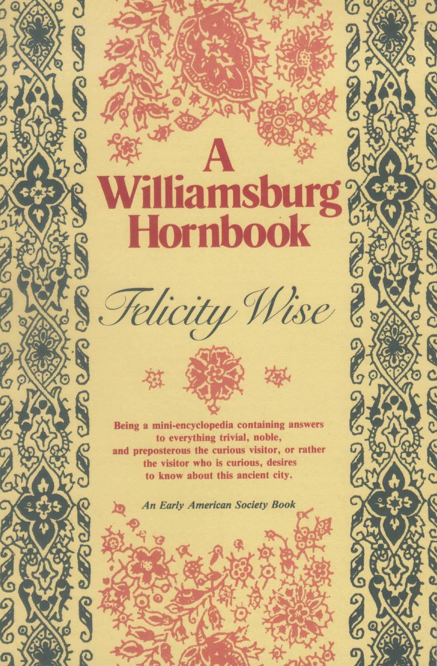 A WILLIAMSBURG HORNBOOK